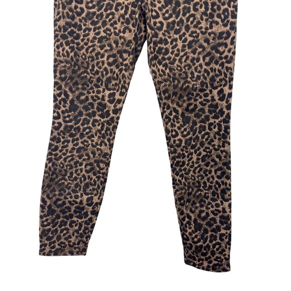 Express Ankle Legging High Rise Stretch Leopard Print Size 8R - Picture 10 of 13